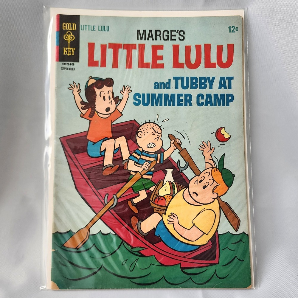 Little Lulu Comic Book Gold‎ Key Tubby Summer Camp Dec 1966 Issue #181 Vintage